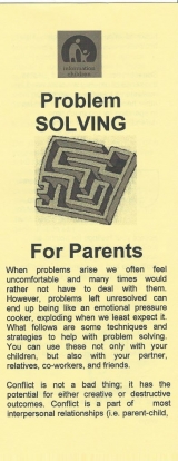 <h5>PROBLEM SOLVING FOR PARENTS</h5><p>Techniques and strategies to help with problem solving.</p>